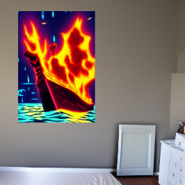 バイキング埋葬地 | AIアートポスター ポスター