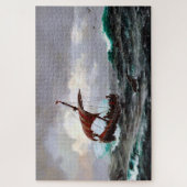 バイキング夏のグリーンランド海岸年1000 ジグソーパズル (縦)