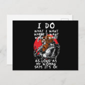 バイキング女性北瀬神話の戦士ノルウェーギフト ポストカード (正面/裏面)