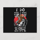 バイキング女性北瀬神話の戦士ノルウェーギフト ポストカード (正面)