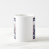 バイキング学生PhD A立派な戦い コーヒーマグカップ (中央)