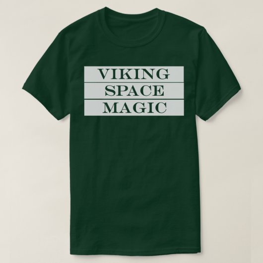 バイキング宇宙魔法 Tシャツ (デザイン正面)