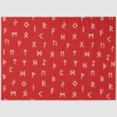 バイキング実行を赤い背景で表示 薄葉紙 (正面)