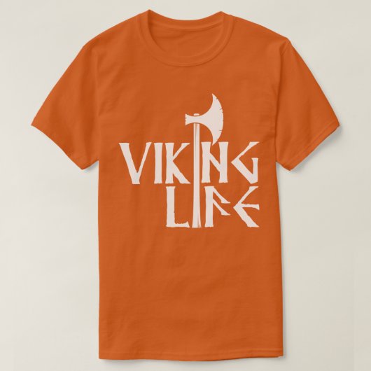 バイキング寿命 Tシャツ (デザイン正面)
