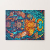 バイキング戦士アックスノーセ神話漫画 ジグソーパズル (横)