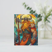 バイキング戦士アックスノーセ神話漫画 ポストカード (スタンド正面)