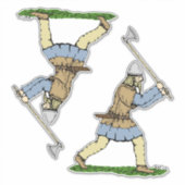 バイキング戦士ウィンドブロードアックス シール (正面)