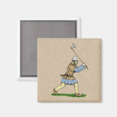 バイキング戦士ウィンドブロードアックス マグネット (正面/裏面)