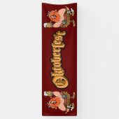 バイキング戦士オクトーバーフェストバナー 横断幕 (縦)