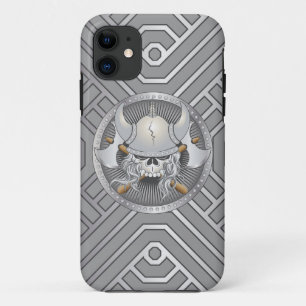 バイキング戦士スカルケースメイトiPodタッチケース iPhone 11 ケース