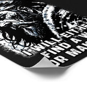 バイキング戦士ノルセ神話の力強い言葉 ポスター (角)