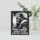 バイキング戦士ノルセ神話の力強い言葉 ポストカード (スタンド正面)