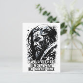 バイキング戦士ノルセ神話の力強い言葉 ポストカード (スタンド正面)