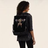 バイキング戦士フィットネス重量挙げ バックパック (着用)