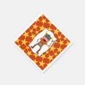 バイキング戦士ボーイバースデーパーティー スタンダードカクテルナプキン (角)