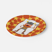 バイキング戦士ボーイバースデーパーティー ペーパープレート (アングル)