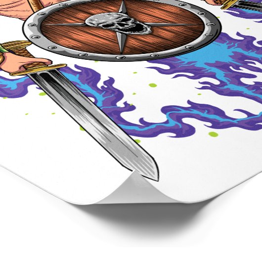 バイキング戦士 ポスター (角)