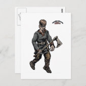 バイキング戦士 ポストカード (正面/裏面)