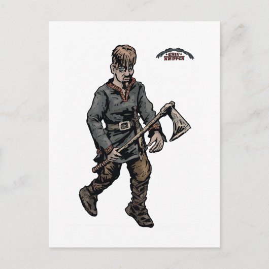 バイキング戦士 ポストカード (正面)