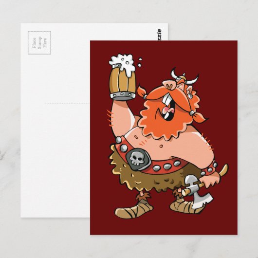 バイキング戦士 ポストカード (正面/裏面)