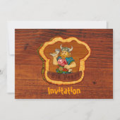 バイキング招待状はがき 招待状 (正面)