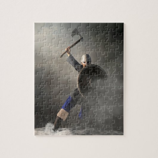 バイキング攻撃 ジグソーパズル (縦)