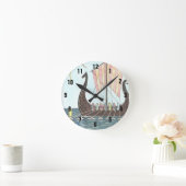 バイキング時計 ラウンド壁時計 (ホーム)