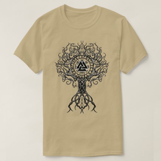 バイキング木 Tシャツ (デザイン正面)