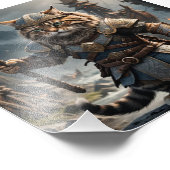 バイキング猫1 フォトプリント            (角)