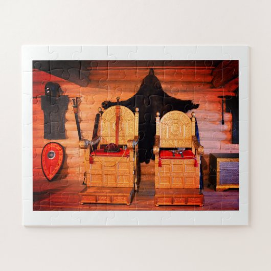 バイキング玉座 ジグソーパズル (横)