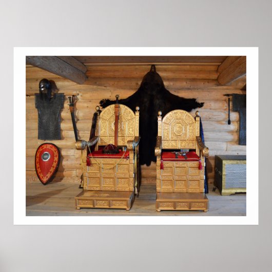 バイキング玉座 ポスター (正面)