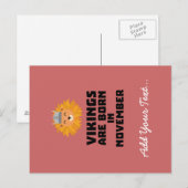 バイキング生まれは11月のZur82 ポストカード (正面/裏面)