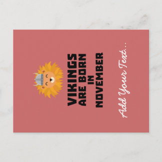 バイキング生まれは11月のZur82 ポストカード