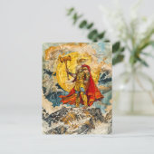 バイキング神トール山の水の色のようなアンシャン シーズンポストカード (スタンド正面)