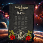 バイキング神秘的な魅力とエレガントケルト結び目模様。 ポスター