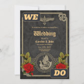 バイキング神秘的な魅力とエレガントケルト結び目模様。 招待状 (正面)