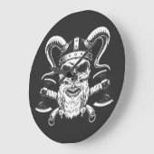 バイキング神話 ラージ壁時計 (傾斜)