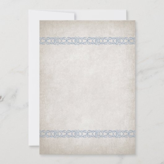 バイキング結婚の 招待状 (裏面)