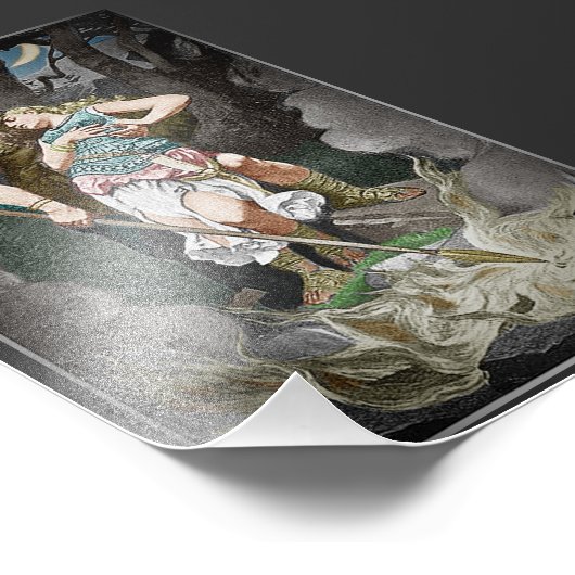 バイキング結婚テーマ記念日 フォトプリント (角)