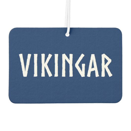 バイキング船とノーザンライト カーエアーフレッシュナー (裏面)