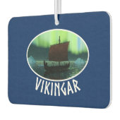 バイキング船とノーザンライト カーエアーフレッシュナー (左)