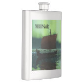 バイキング船とノーザンライト フラスク (右)