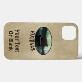 バイキング船とノーザンライト Case-Mate iPhoneケース (裏面 (横))