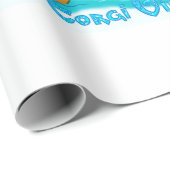 バイキング船のコルギスが満載 ラッピングペーパー (ロールコーナー)