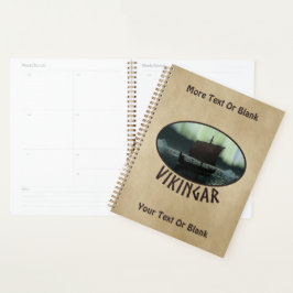 バイキング船の北極光 プランナー手帳