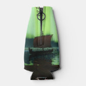 バイキング船の北極光 ボトルクーラー (裏面)