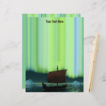 バイキング船の北極光