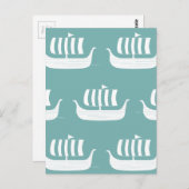 バイキング船はがき ポストカード (正面/裏面)