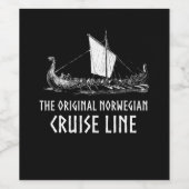 バイキング船クルーズラインオディンアンドヴァルハラ ワインラベル (シングルラベル)