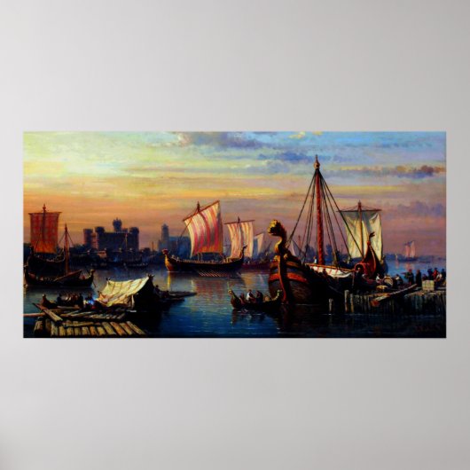 バイキング船ザリバーテムズエバーハルドスコスター ポスター (正面)